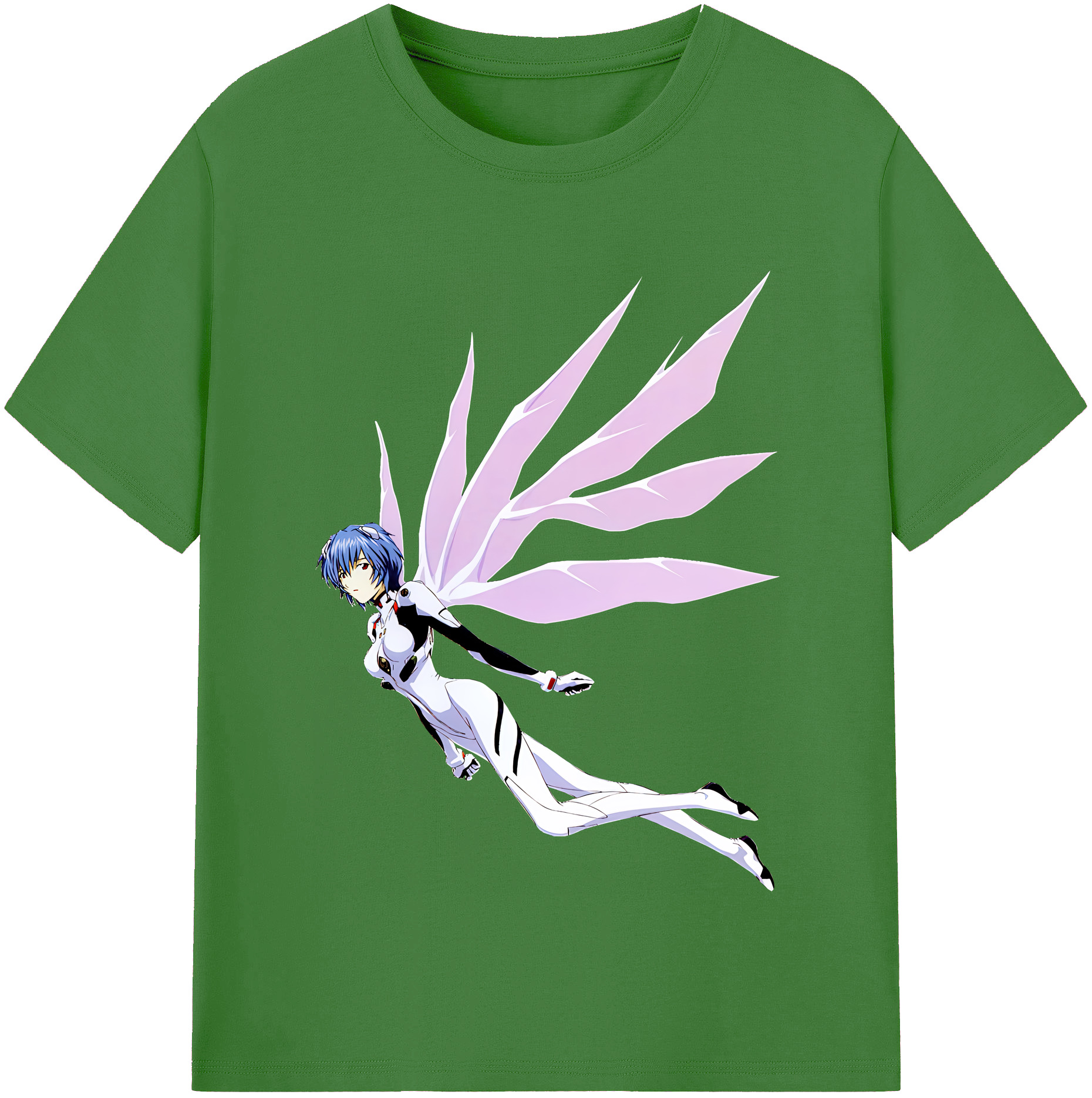 （画像用） EVA 新世紀エヴァンゲリオン レディースカジュアルプリントTシャツ（綿100％）